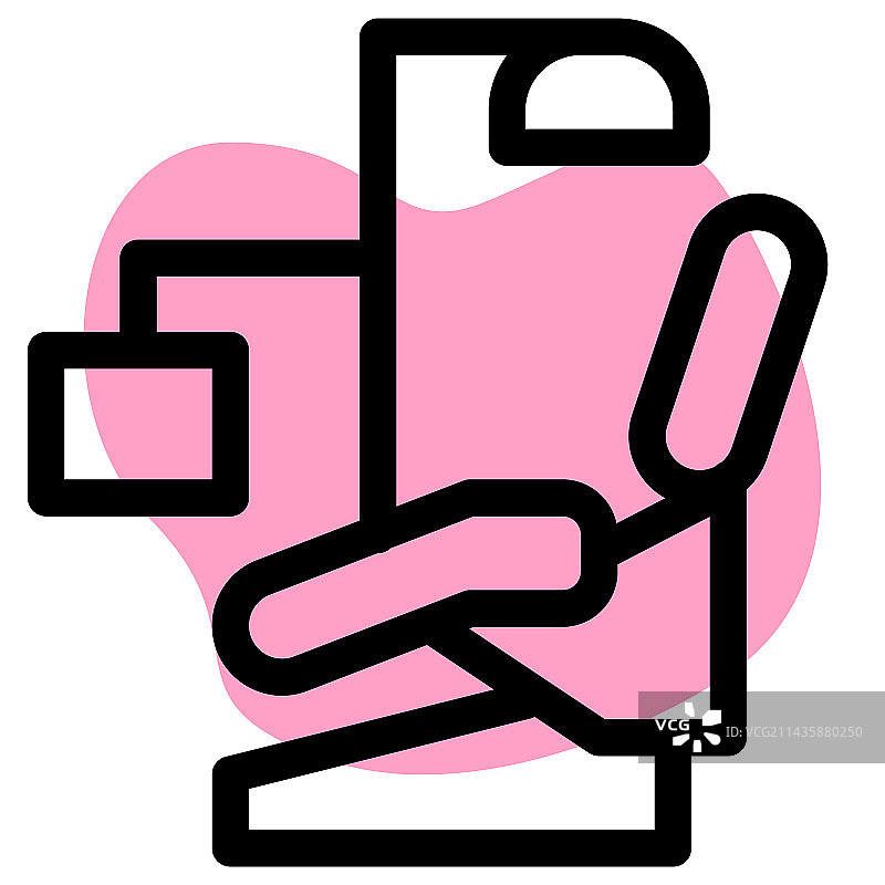 电动可伸缩牙科椅图片素材