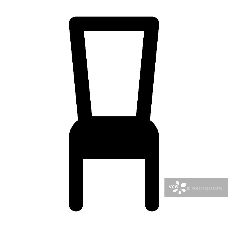 带靠背的现代餐椅图片素材