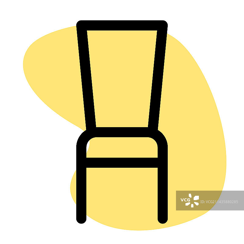 带靠背的现代餐椅图片素材