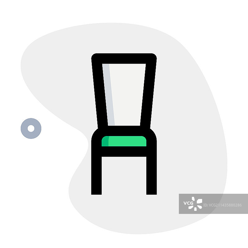 带靠背的现代餐椅图片素材