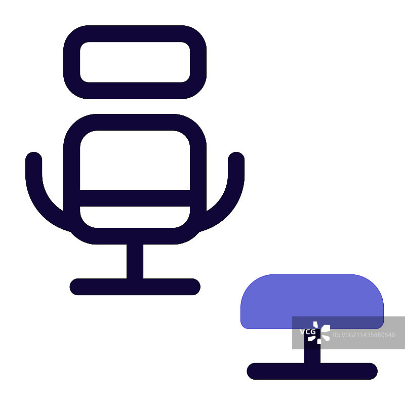 带软垫脚凳的舒适伊姆斯椅图片素材