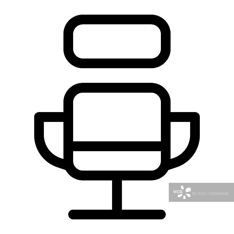 伊姆斯椅分离式头部和靠背图片素材