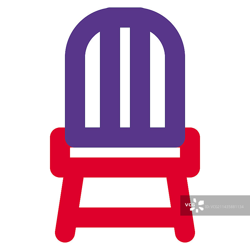 无扶手复古小提琴椅图片素材