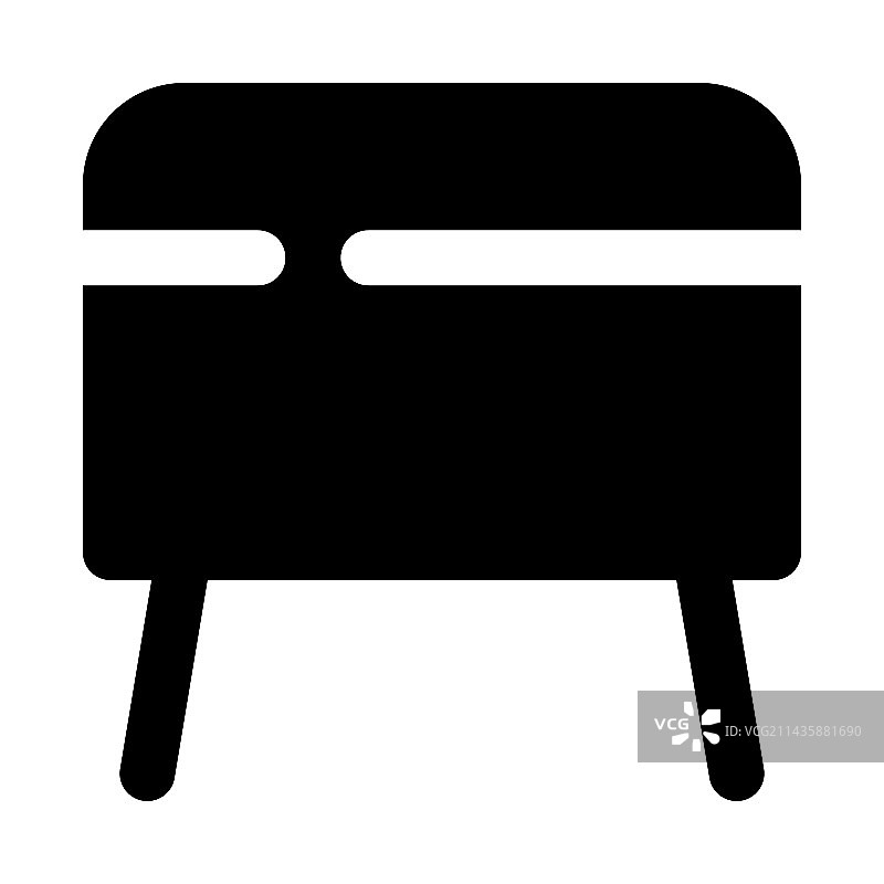 客厅用木制脚凳图片素材