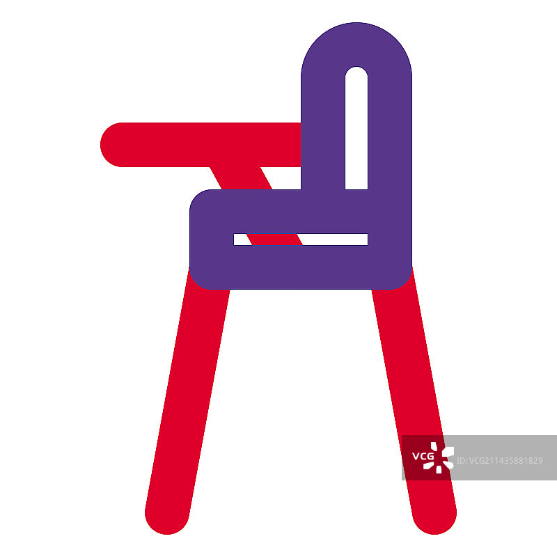 便携式高脚椅座椅支撑图片素材