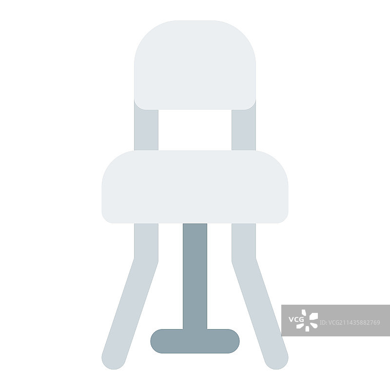 舒适的可调节高度的熨烫椅图片素材