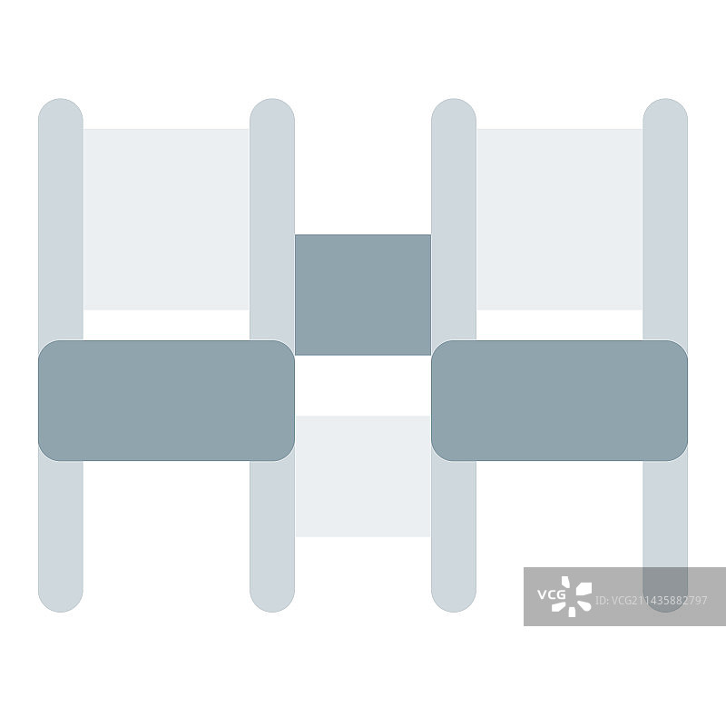 双人座椅连接桌子图片素材