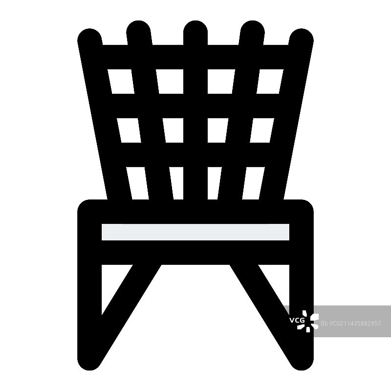 手工制作的复古风打结椅子图片素材