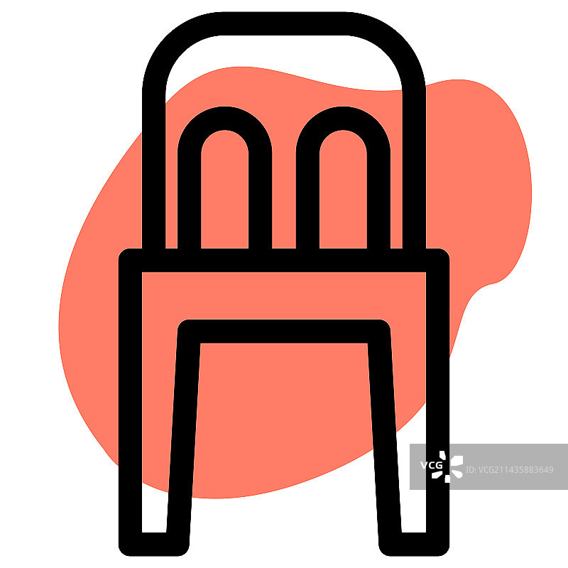 轻型单体户外椅图片素材