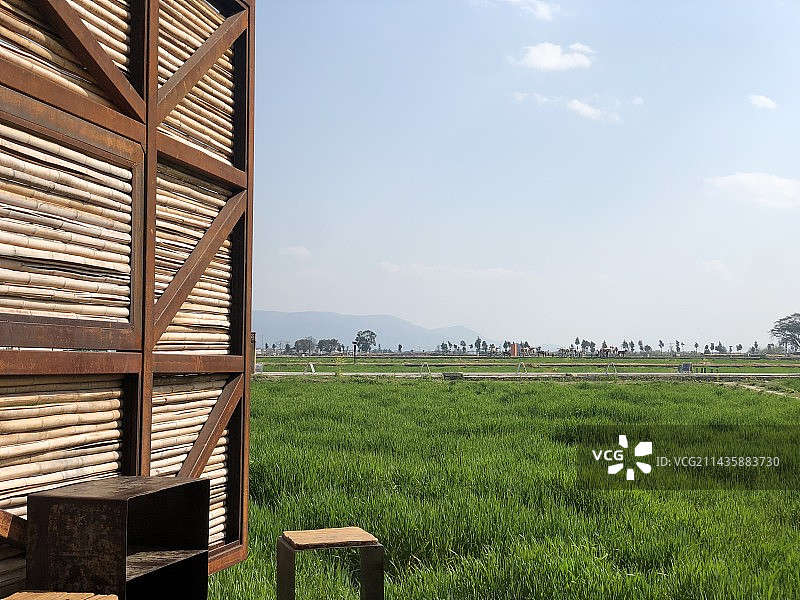 农业田顶天景观图片素材