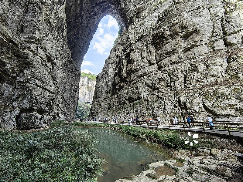 重庆武隆天坑风景区图片素材