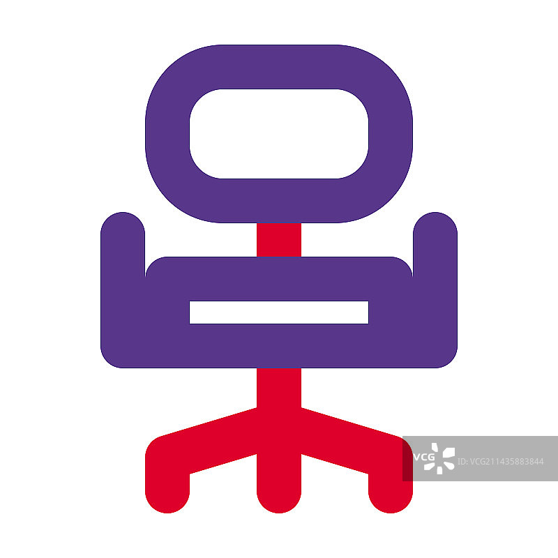 舒适的软垫椅，适用于工作区和办公室图片素材