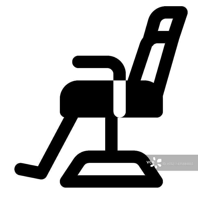 带可调节脚踏板的躺椅图片素材