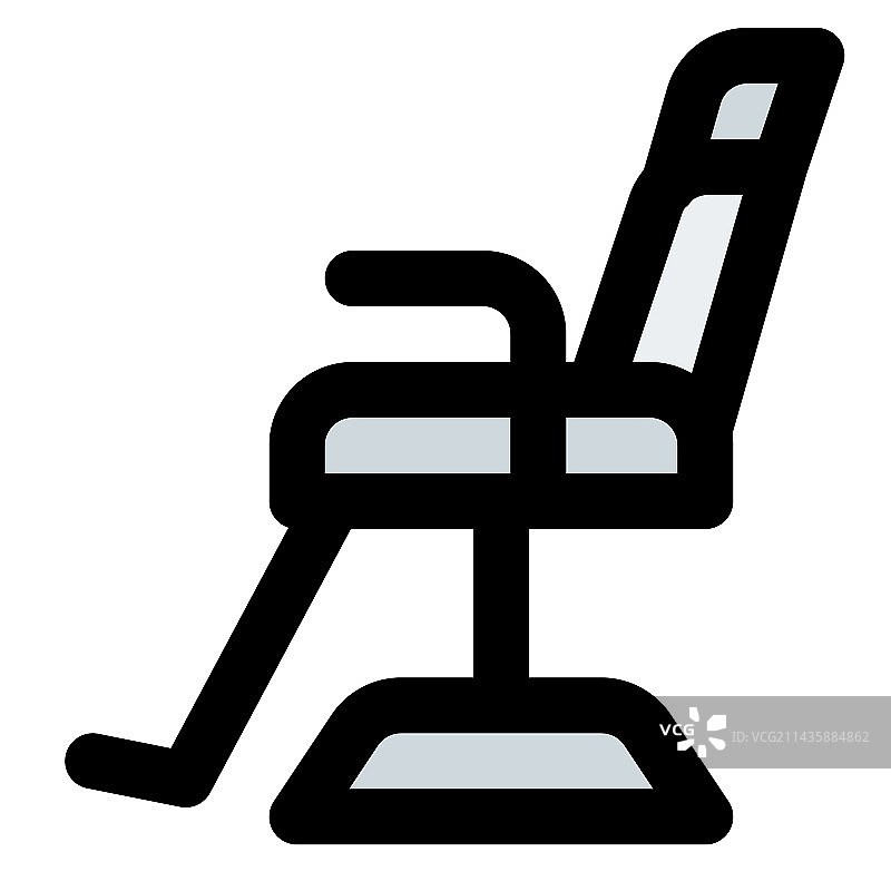 带可调节脚踏板的躺椅图片素材