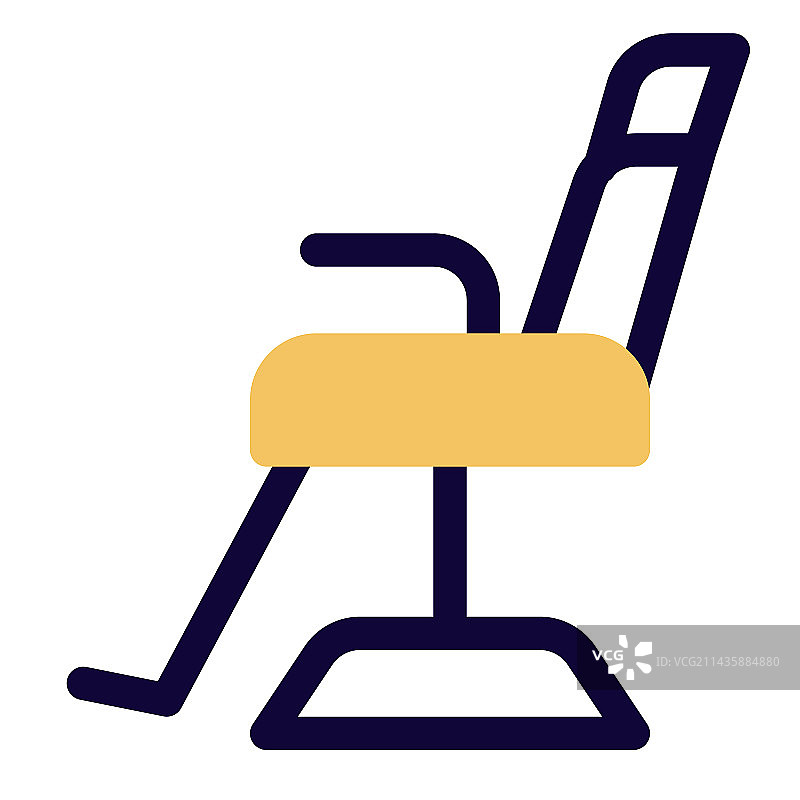 带可调节脚踏板的躺椅图片素材