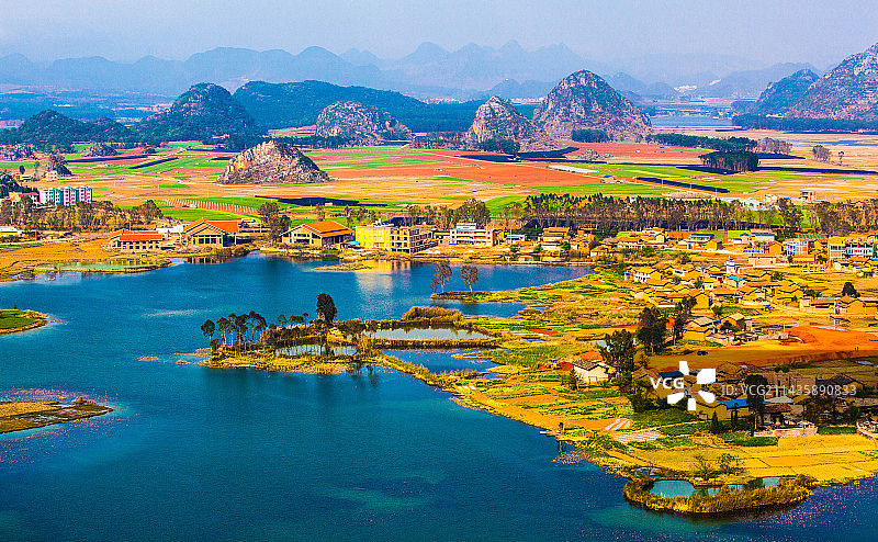 普者黑风光图片素材