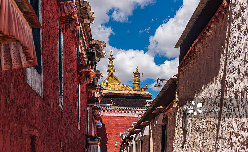 扎实伦布寺图片素材
