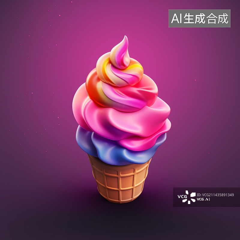 【AI数字艺术】梦幻可爱礼物小图标元素图片素材