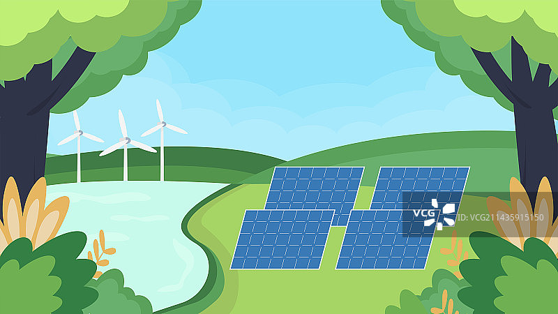光伏绿色能源图片素材