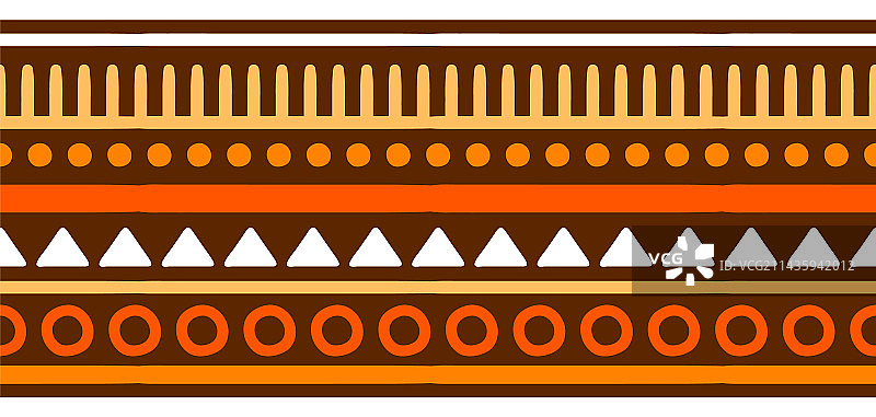 非洲无缝手印图案图片素材