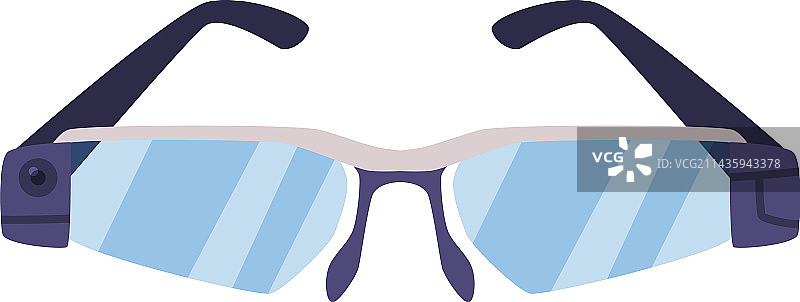 作为未来科技设备的智能眼镜图片素材