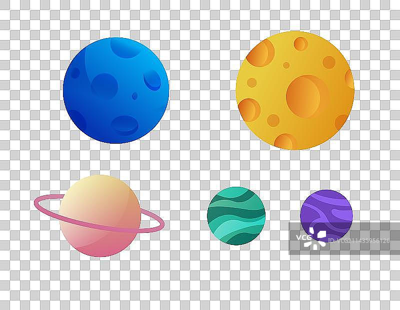 航天太空宇宙星球插画元素图片素材