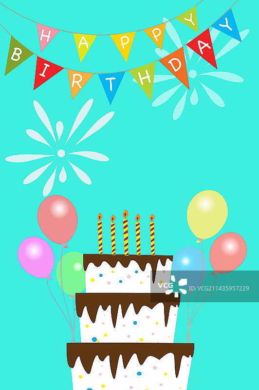 生日快乐卡片图片素材