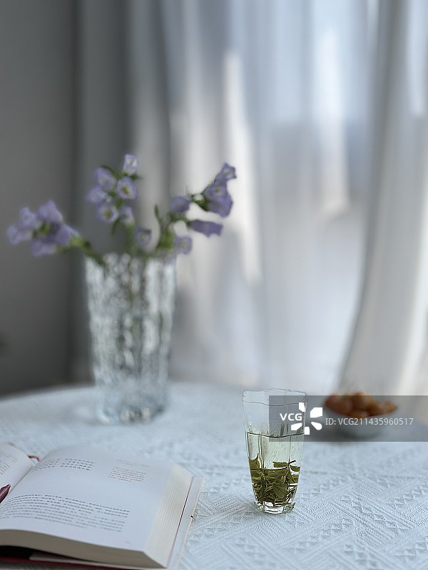 书与茶图片素材