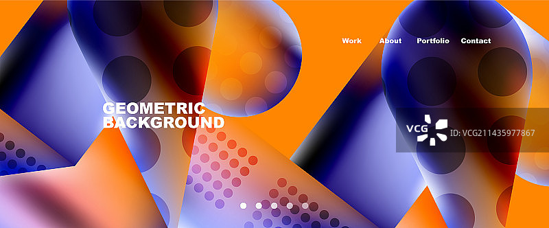 Glassmorphism登陆页背景模板图片素材