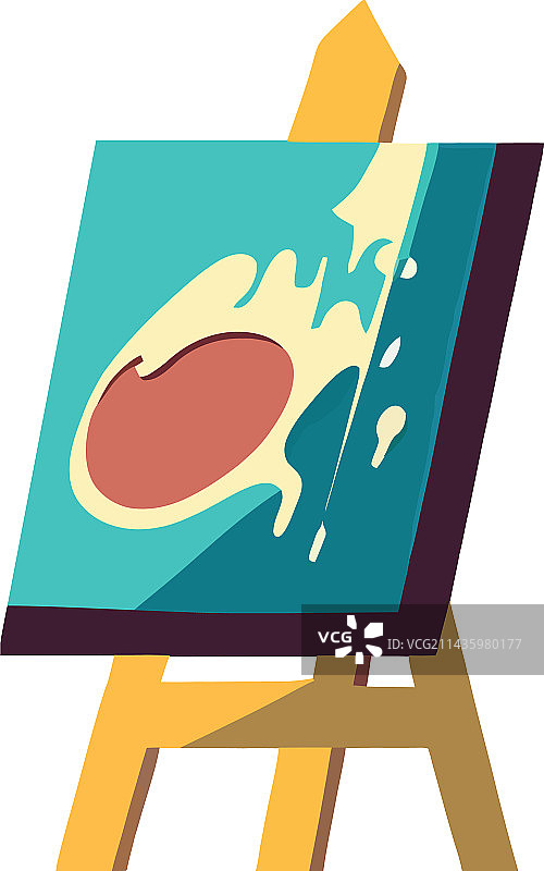 现代艺术家工作室图片素材