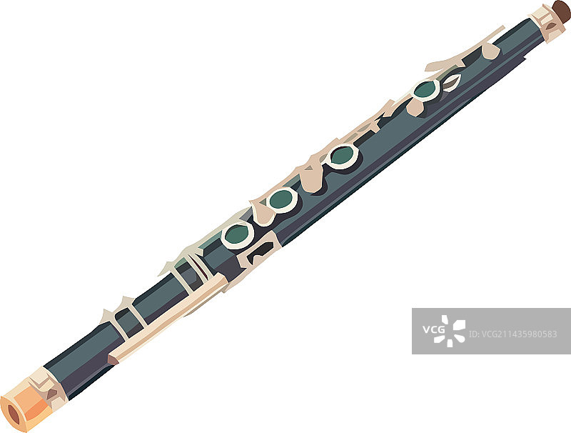 木管乐器和铜管乐器演奏出美妙的乐章图片素材