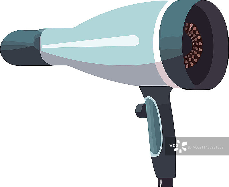 金属质感吹风机图片素材