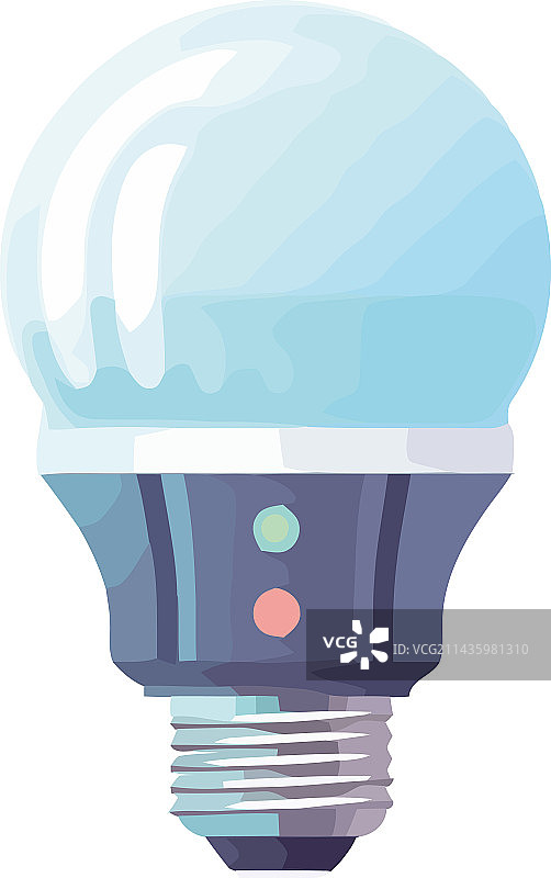 高效灯泡发出明亮火花图片素材