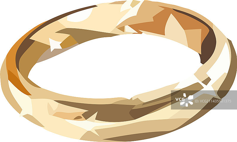 象征财富与优雅的闪亮金色首饰图片素材