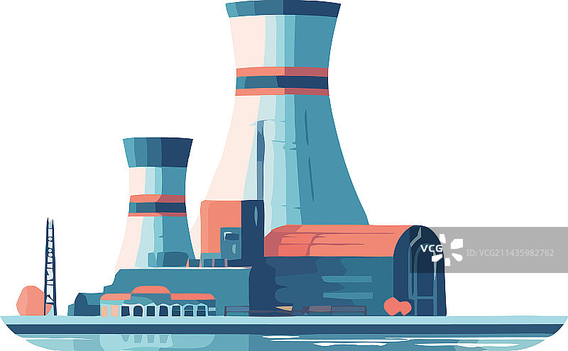 发电工业象征着危险图片素材