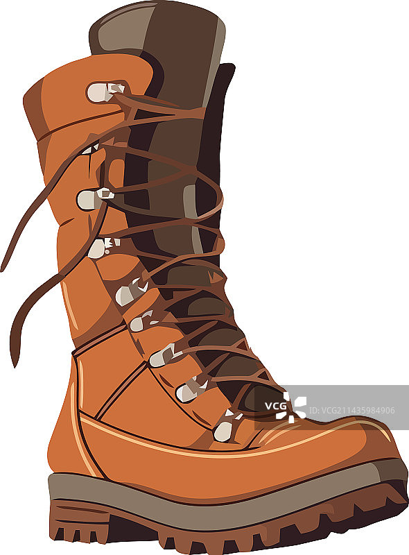 象征户外的徒步靴图片素材