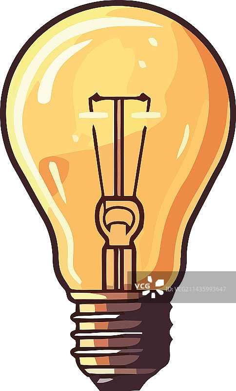 发光灯丝点燃高效创意图片素材