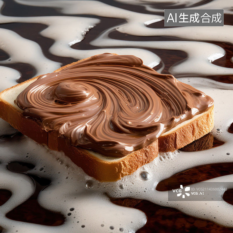 【AI数字艺术】面包果酱美食图片素材