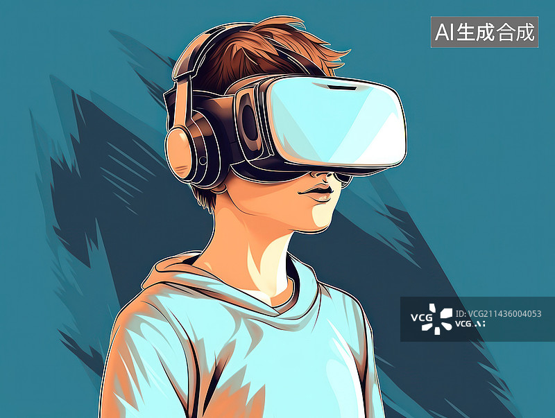 【AI数字艺术】智能穿戴的儿童图片素材