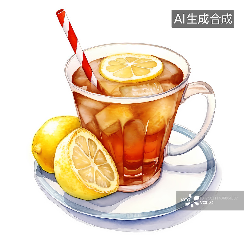 【AI数字艺术】夏日冰爽饮品图片素材
