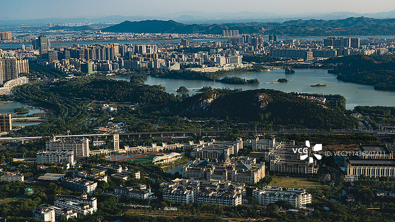 将军山视角 肇庆端州广东工商图片素材