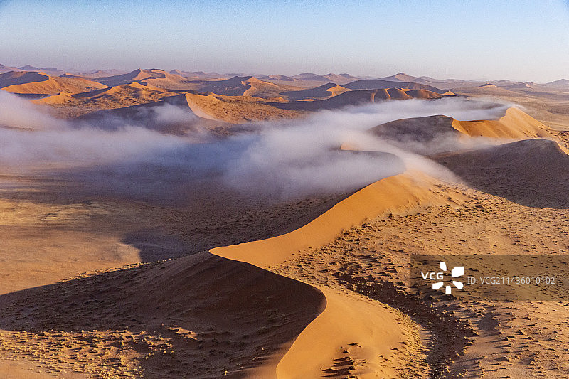纳米布沙海，索苏斯盐沼沙丘，世界遗产图片素材