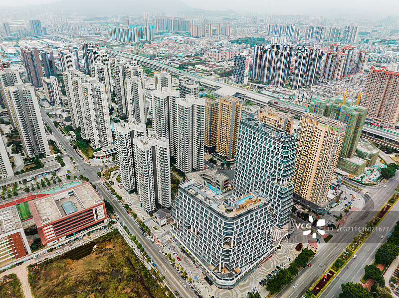 中国广东省江门市江海区五邑路江门东站图片素材