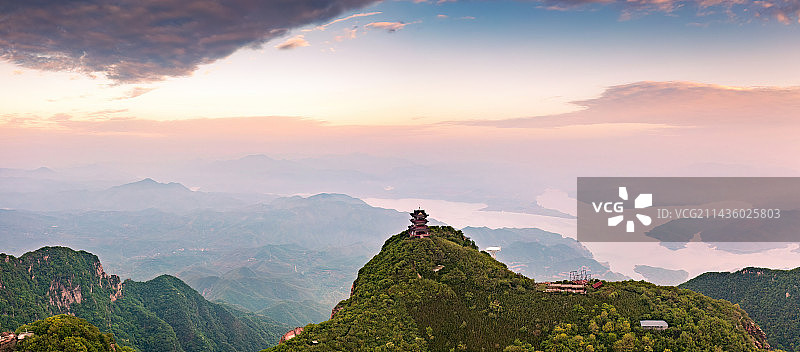 河南省洛阳市新安县黛眉山 黄河小浪底 旅游区图片素材