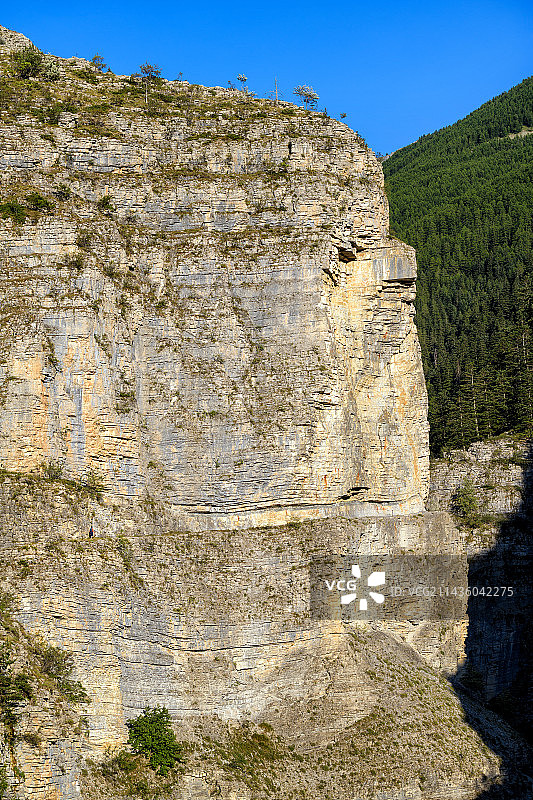 法国上韦尔东峡谷：圣皮埃尔峡谷风光图片素材