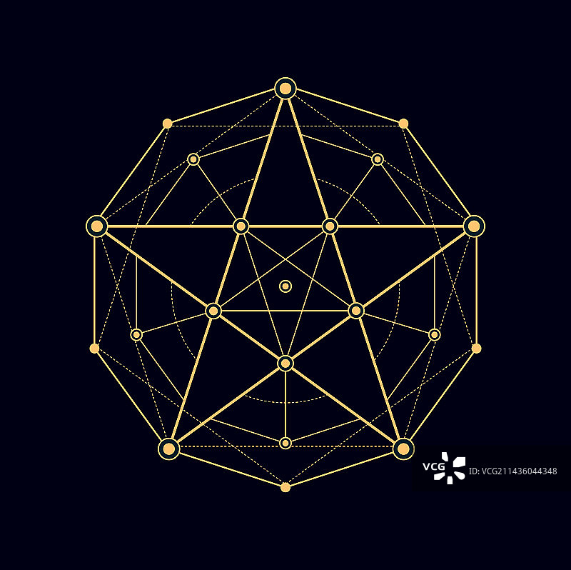 五角星炼金术神秘波西米亚风图案图片素材