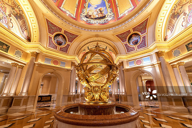 澳门威尼斯人酒店大堂图片素材