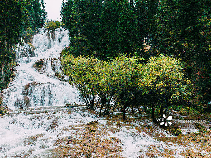 牟尼沟风景区图片素材