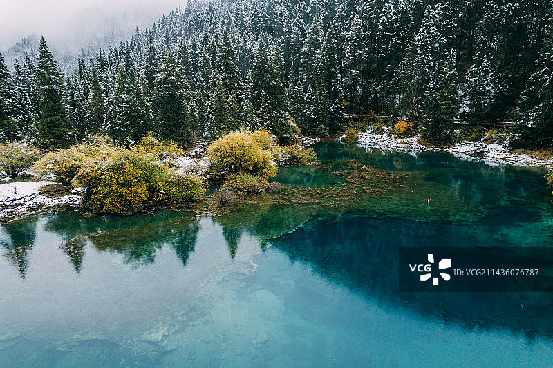 牟尼沟风景区图片素材