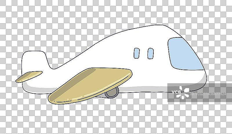 元素：卡通飞机图片素材